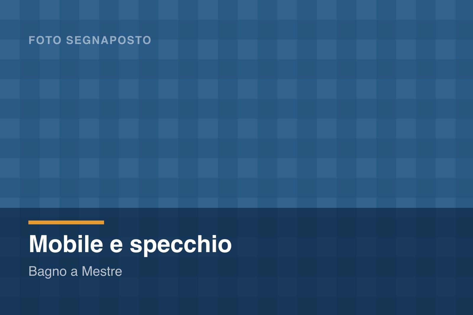 Mobile sospeso con specchio e lampada a parete